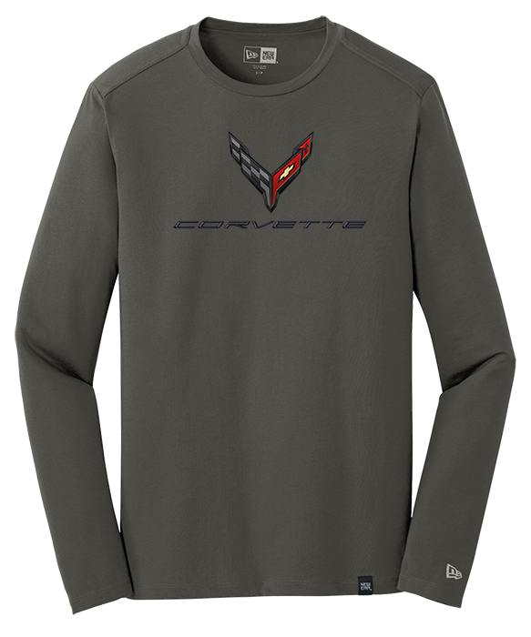 C8 Corvette, Men's New Era 2020 Corvette Next Gen Charcoal T-Shirt