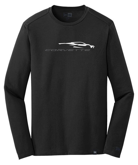 C8 Corvette, Men's New Era 2020 Corvette Gesture Black T-Shirt