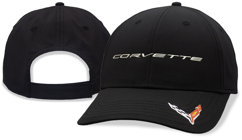 C8 Corvette, Black 2020 Corvette Next Gen Metallic Cap