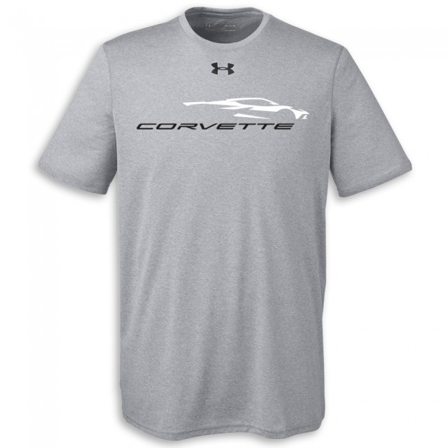 C8 Corvette, Next Generation 2020 Corvette Under Armour® Gesture Tee - GRAY