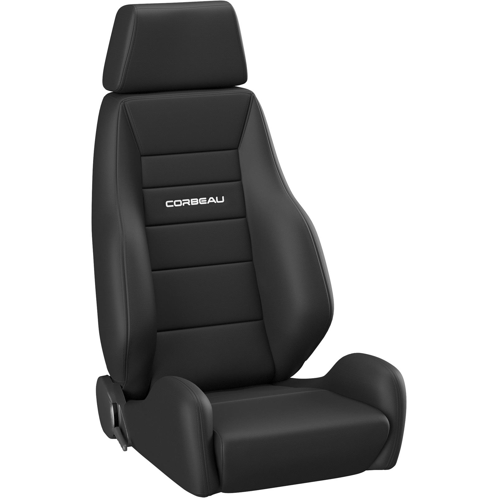 Corbeau GTSII Racing Seat, Black Cloth, 20301PR