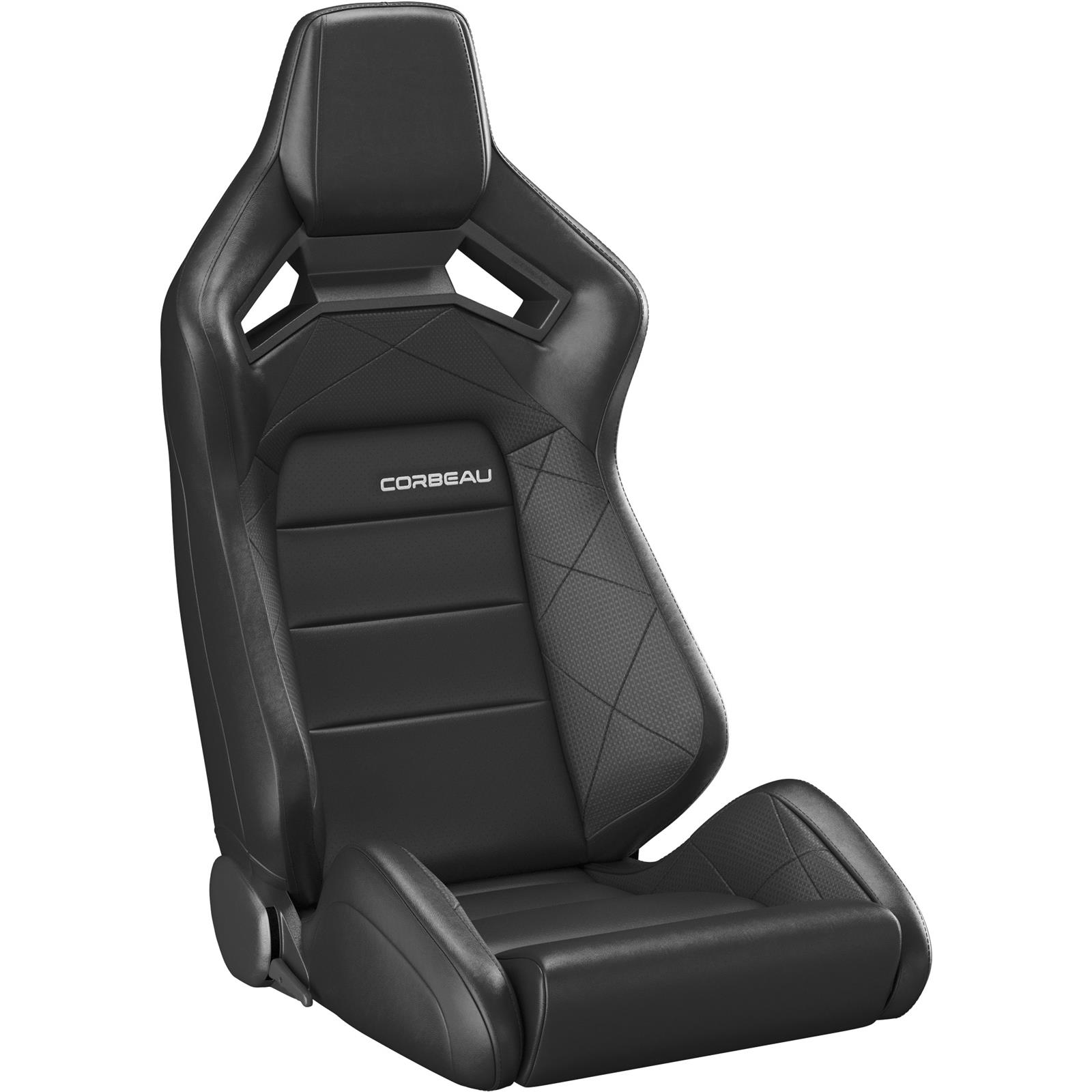 Corbeau Sportline  Racing Seat, RRX Black Carbon Vinyl / Cloth,55010PR