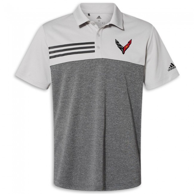 C8 Corvette, Next Generation 2020 Corvette Adidas Colorblocked Polo