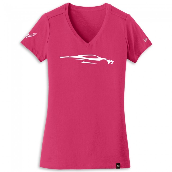 C8 Corvette New Era® Blend V-Neck T-Shirt