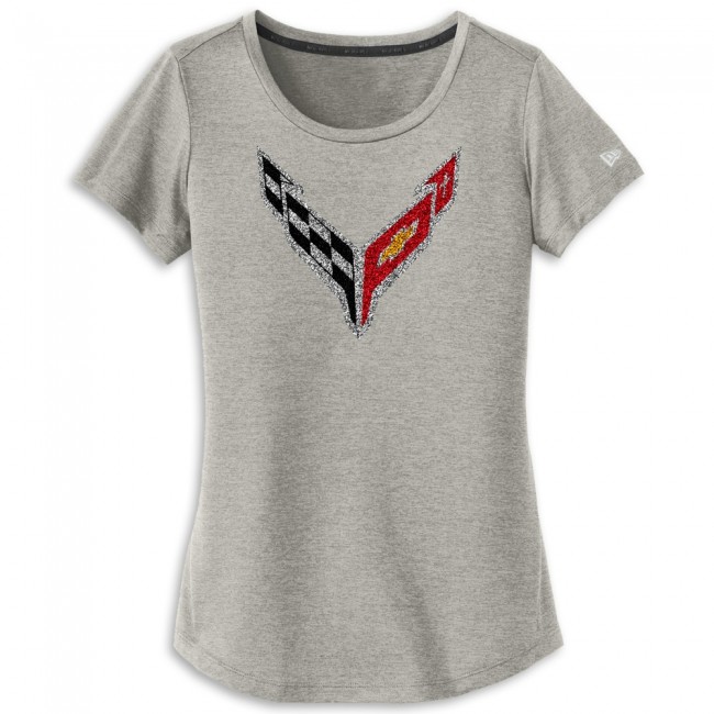 C8 Corvette Women's Bling Style T-Shirt