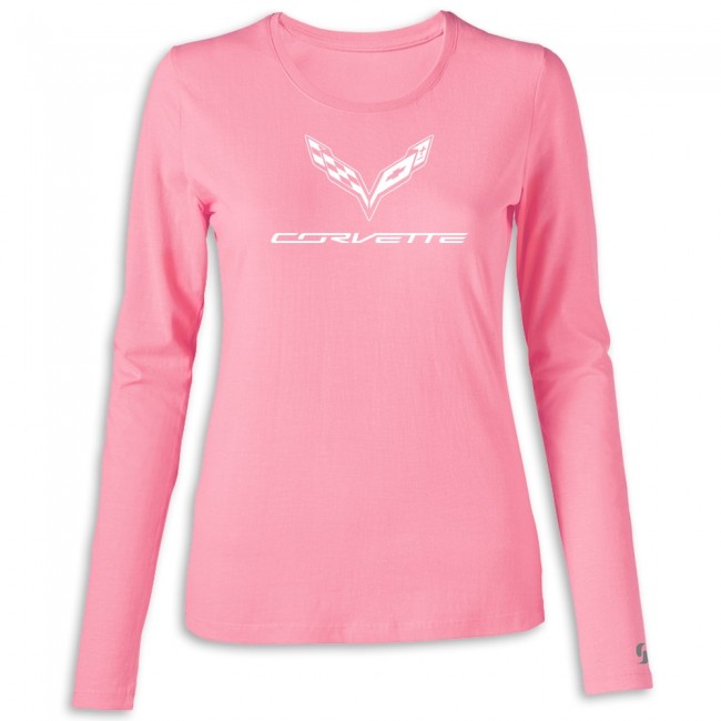 C7 Corvette Long Sleeve Women's Crew T-Shirt