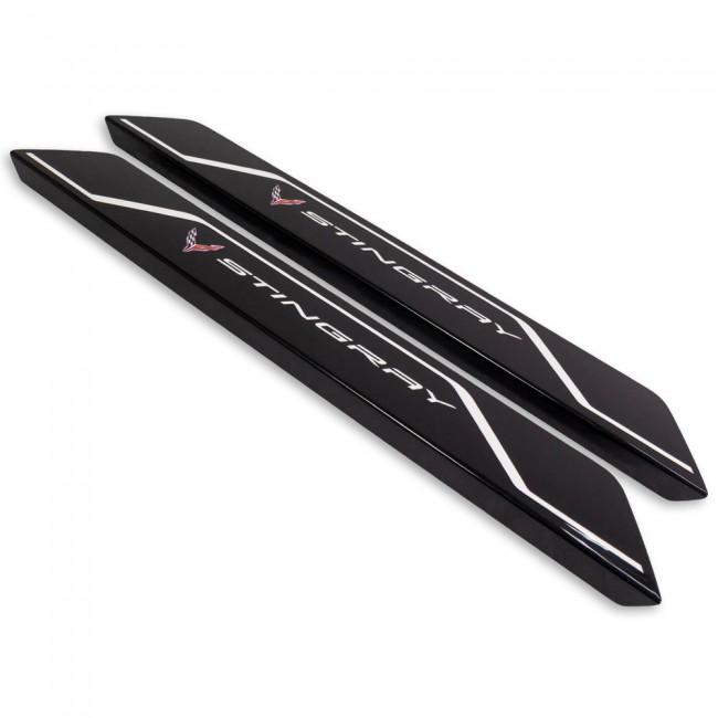 Corvette C8 Color-Matched Stingray Door Sill Plate Covers