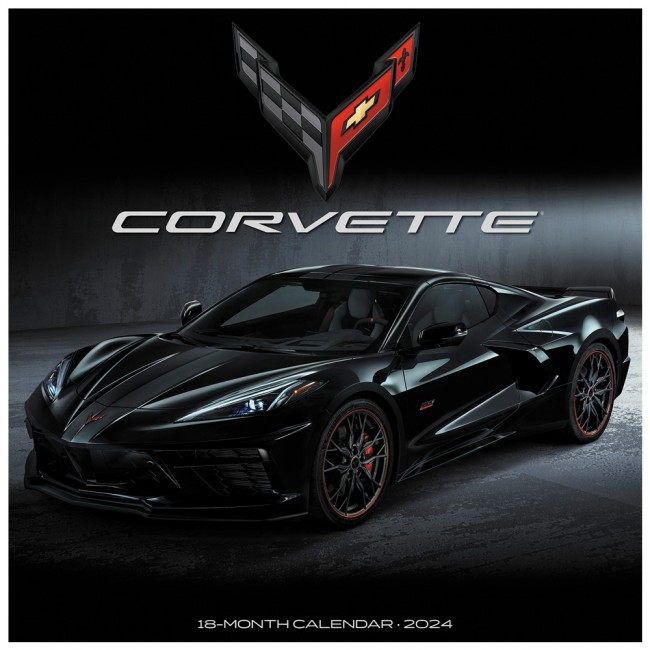 For 2024 Corvette Deluxe 18-month Wall Calendar