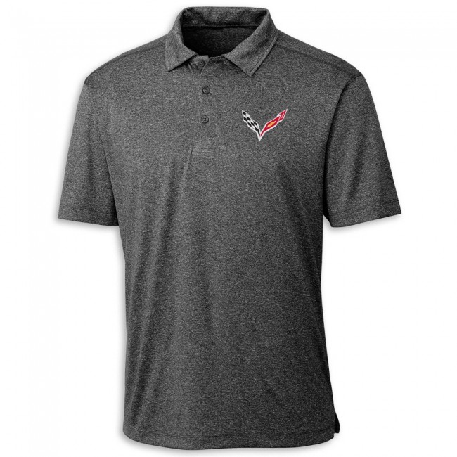 C7 Heritage Performance Polo Black