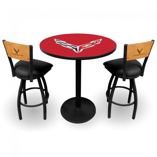 C8 Corvette Color-Matched Table & Chair Set 36"