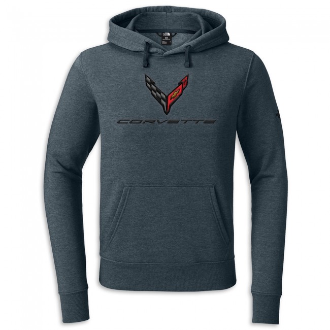 C8 Corvette  The North Face Hoodie, Urban Navy Heather