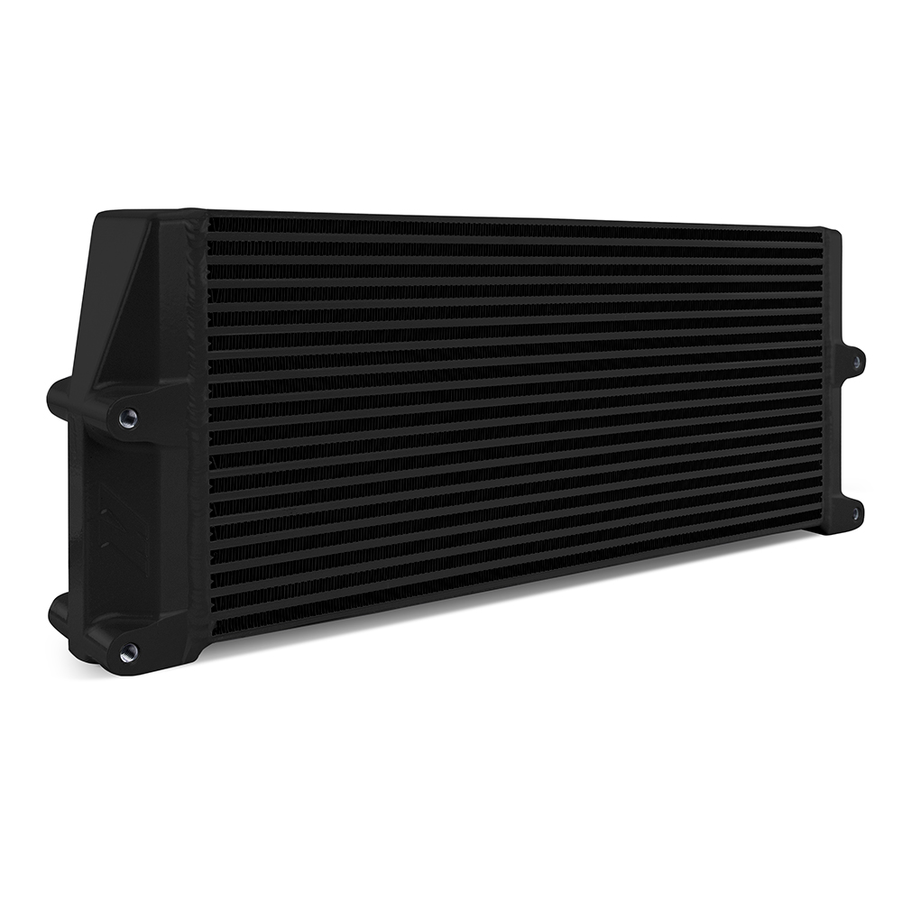 Mishimoto Universal Heavy-Duty Bar-and-Plate Oil Cooler, 17in Core, Same-Side Outlets