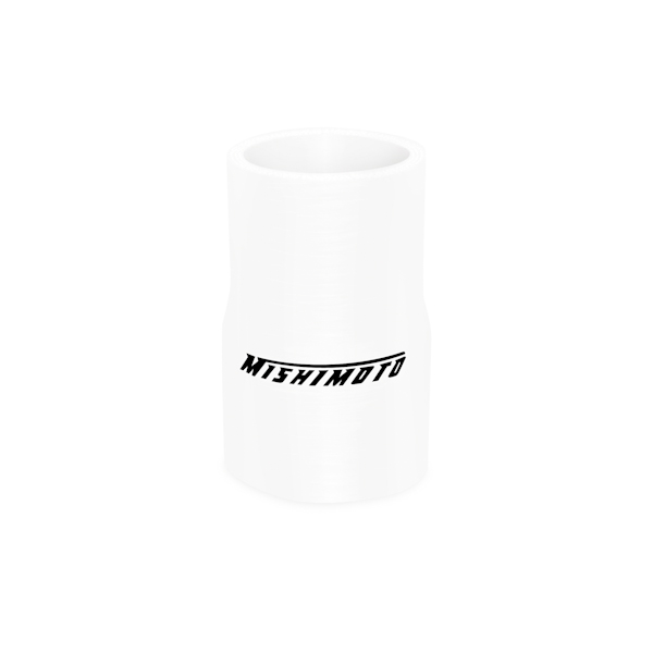 Mishimoto 2.0in to 2.25in Silicone Transition Coupler, White