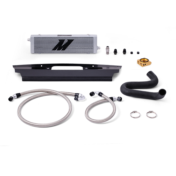 Mishimoto Mustang GT Silver Oil Cooler Kit, 2015-2017