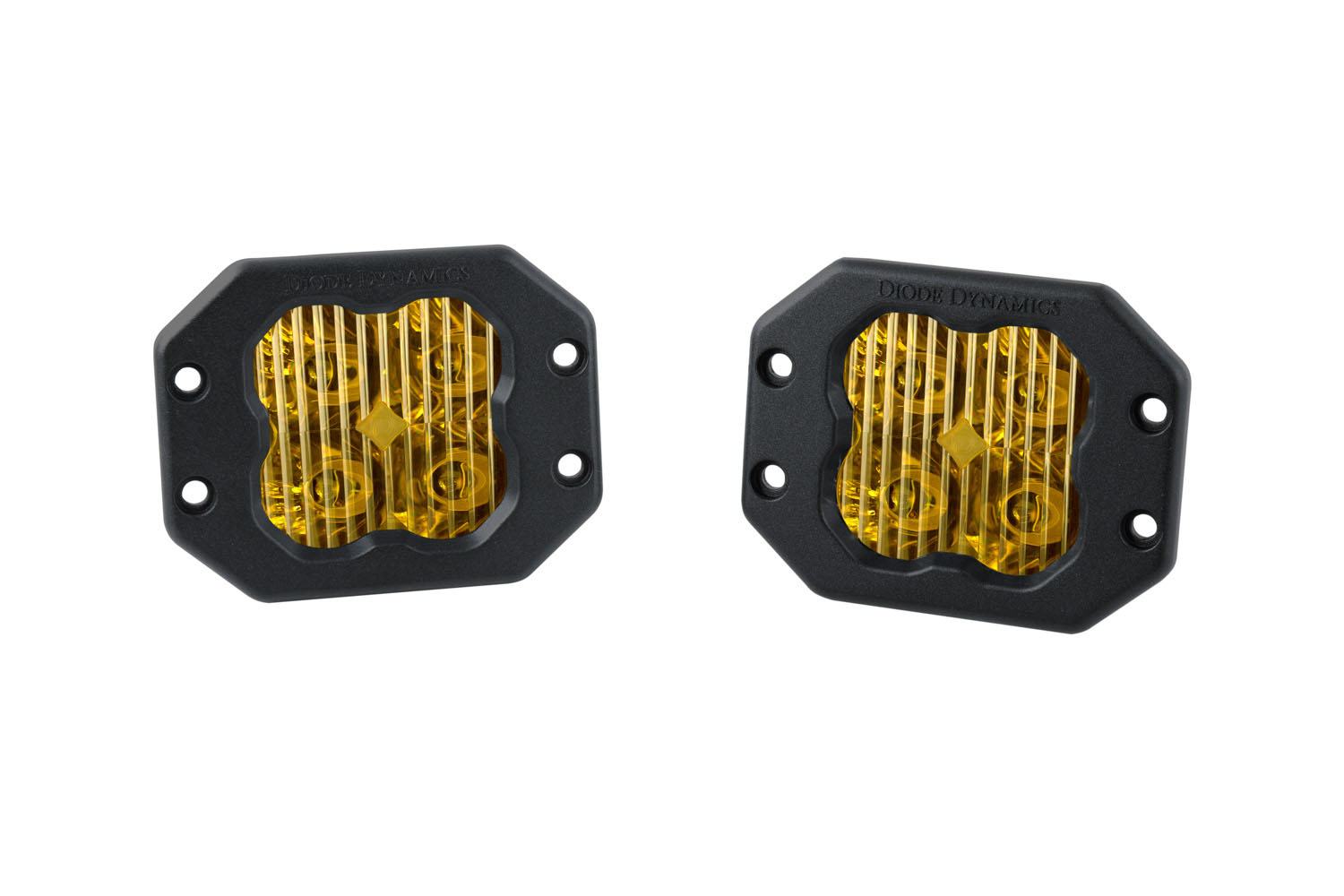 Diode Dynamics - DD6212P - Worklight SS3 Pro Yellow Driving Flush (pair) DD6212P