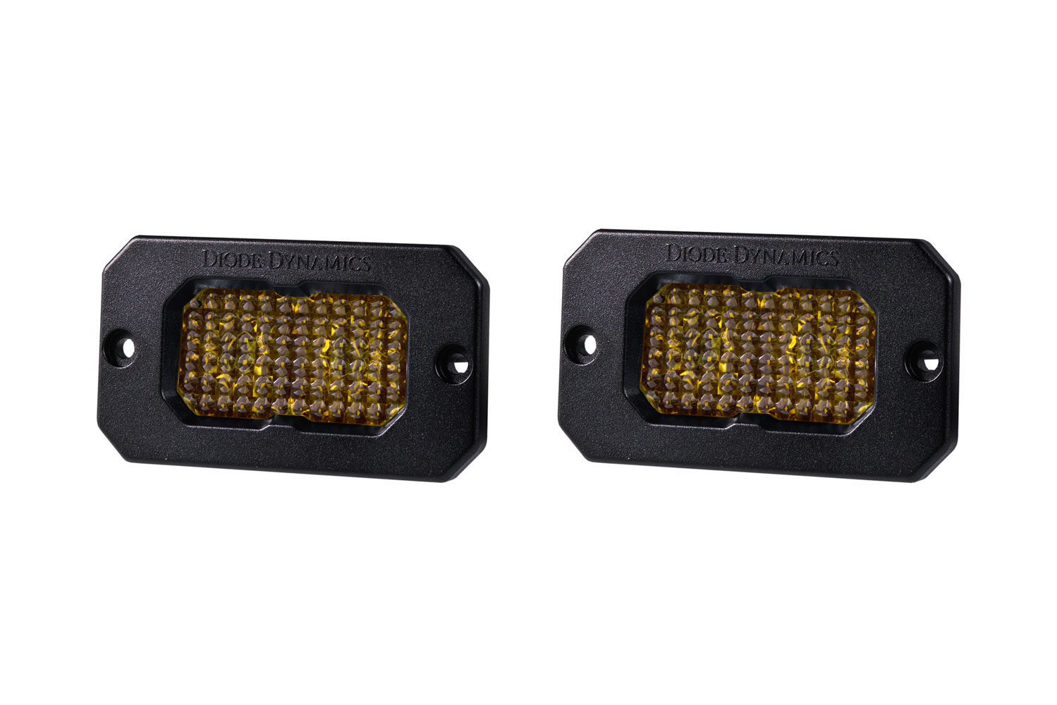 Diode Dynamics - SSC2 Pro Yellow Flood Flush ABL (pair) DD6438P