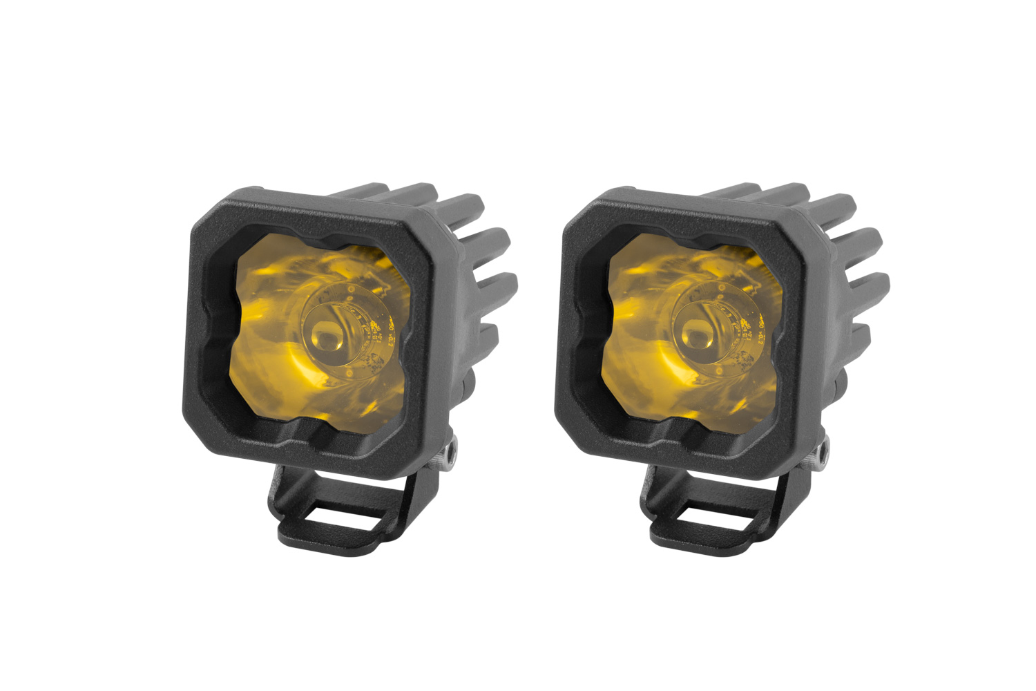 Diode Dynamics - Stage Series C1 LED Pod Pro Yellow Spot Standard ABL (pair) DD6