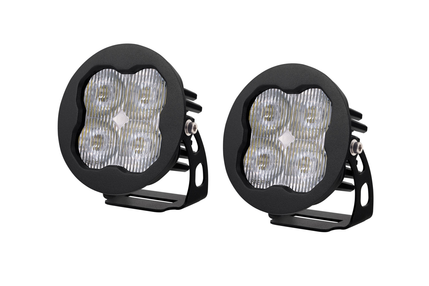 Diode Dynamics - DD6494P - SS3 LED Pod Max White SAE Fog Round (pair) DD6494P