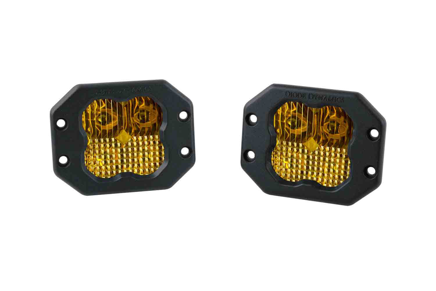 Diode Dynamcs - SS3 LED Pod Sport Yellow Combo Flush (pair) DD6719P