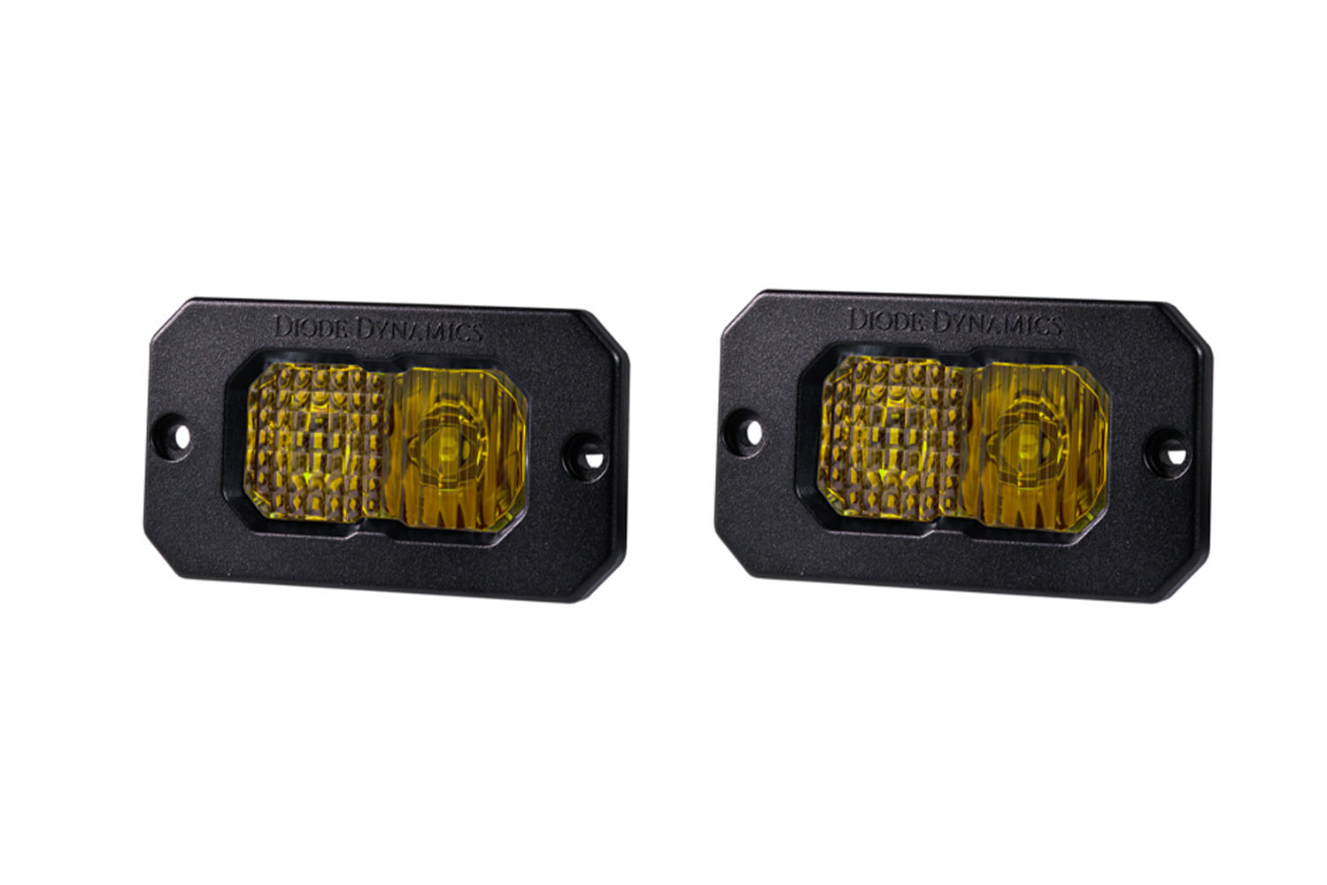 Diode Dynamcs - Stage Series 2in LED Pod Sport Yellow Combo Flush ABL (pair) DD6