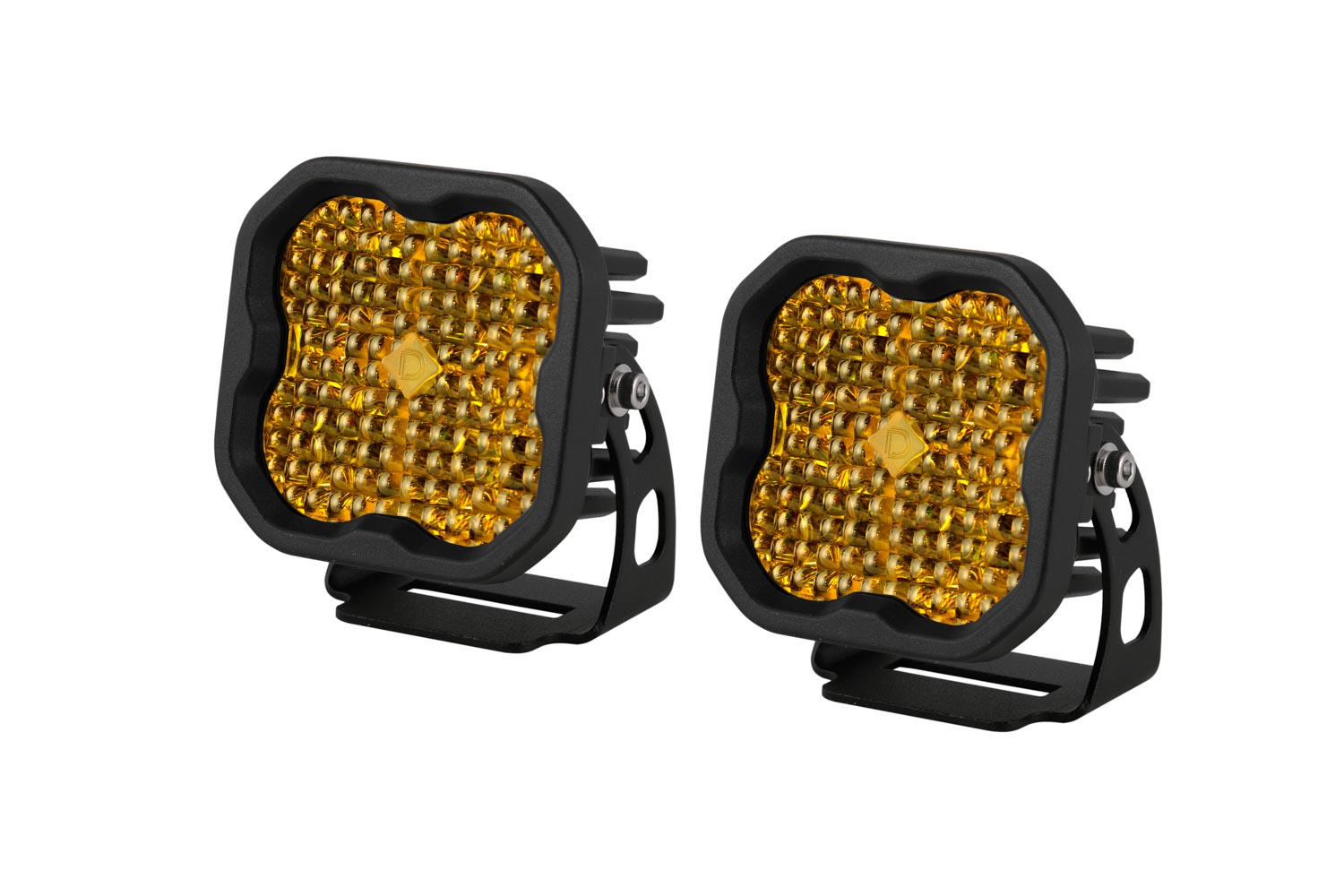 Diode Dynamics - DD6125P - Worklight SS3 Sport Yellow Flood Standard (pair) DD61