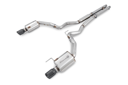 AWE Touring Edition Cat-back Exhaust for S550 Mustang GT - Dual Tip - Diamond Bl