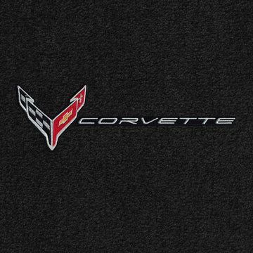 C8 Corvette Rear Cargo Mat, Lloyds Mats With Flags and Corvette Combo, Coupe