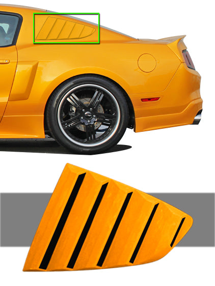 STLLEN 2010-2013 Ford Mustang Side Window Louvers - KB410211