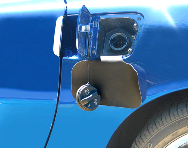 Fuel Door Bib, Paint protector for Corvette C6, Z06, ZR1, Grand Sport