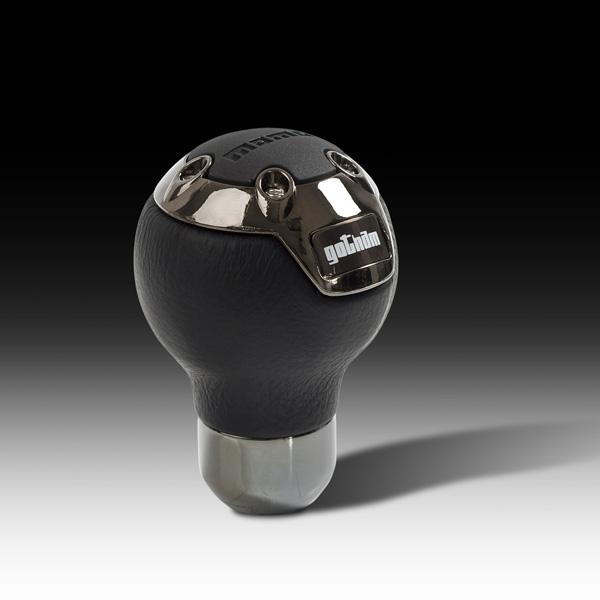 MOMO, GOTHAM Black Leather, Shift Knob