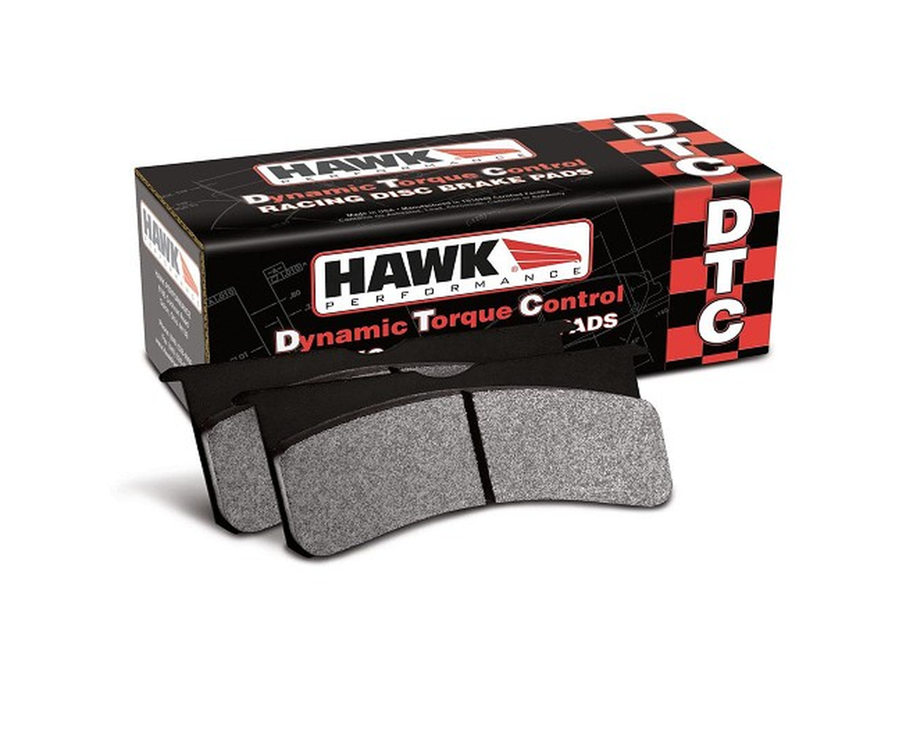 20-23+ C8 Corvette Base Front Brake Pads DTC-70 Compound Hawk Performance