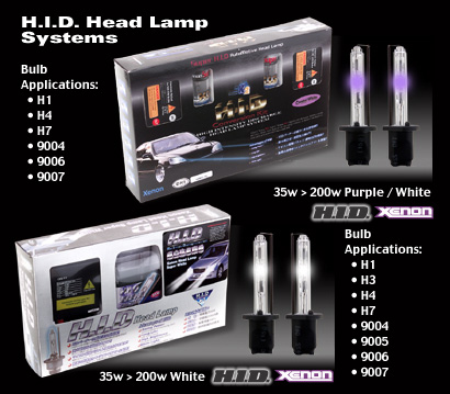 HID C5 Corvette Headlight Kit, (Bulbs, Ballast) 9005, 9006, H1, H10, H4