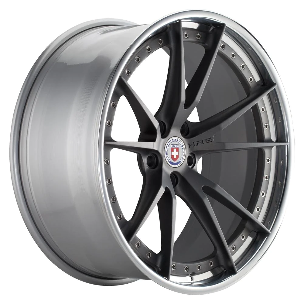 HRE C8 Corvette Wheels, Set, Modular 3-Piece Style S104, Available in 19”, 20”, 21" and 22"