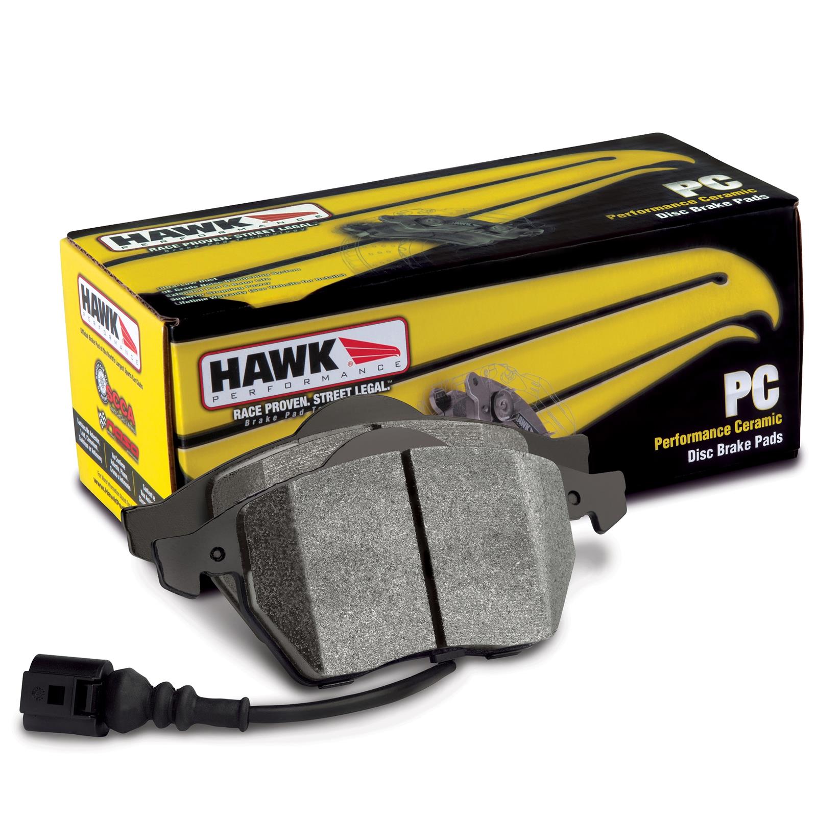 Hawk Performance Ceramic Brake Pads for 2020-2021 CORVETTE - HB926Z.577
