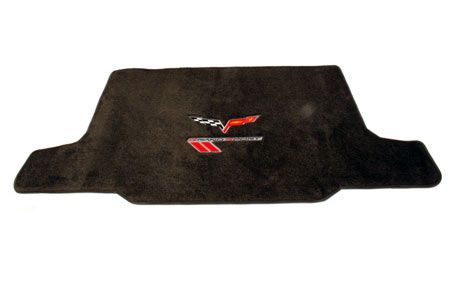 C6 Corvette 10-13 Lloyd Velourtex Cargo Mat w/C6 Emblem & Grand Sport (Red/Black