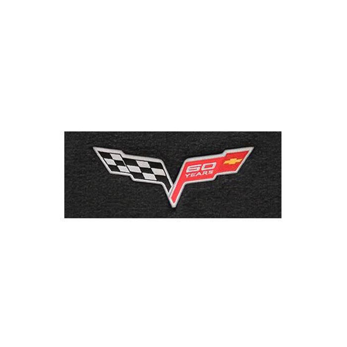C6 Corvette 13 Coupe Lloyd Ultimat Cargo Mat w/60th Logo (60th in flags)