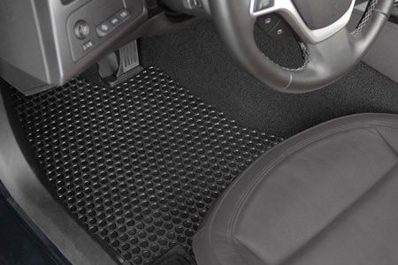 Corvette Floor Mats C6 Fitment Rubber Rubbertite Mats : 2005-2007 Front Set