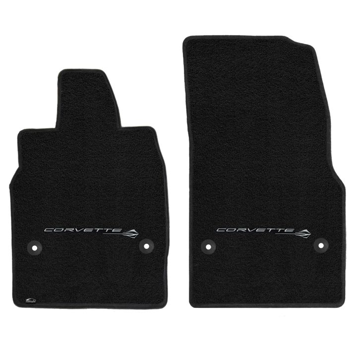 C8 Corvette  20-22 Lloyd Ultimat Floor Mats w/Corvette Script & Stingray Emblem