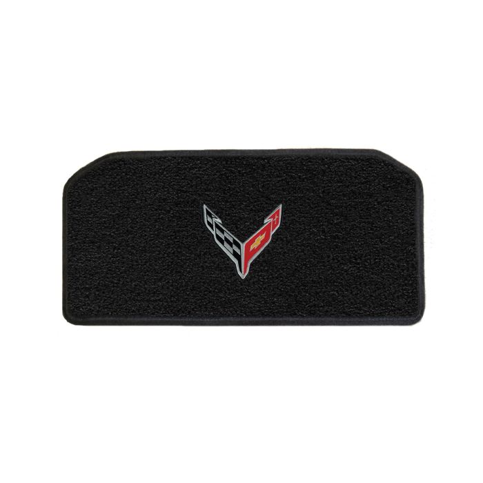 C8 Corvette  20-22 Lloyd Ultimat Front Storage Compartment Mat w/C8 Emblem (Silv