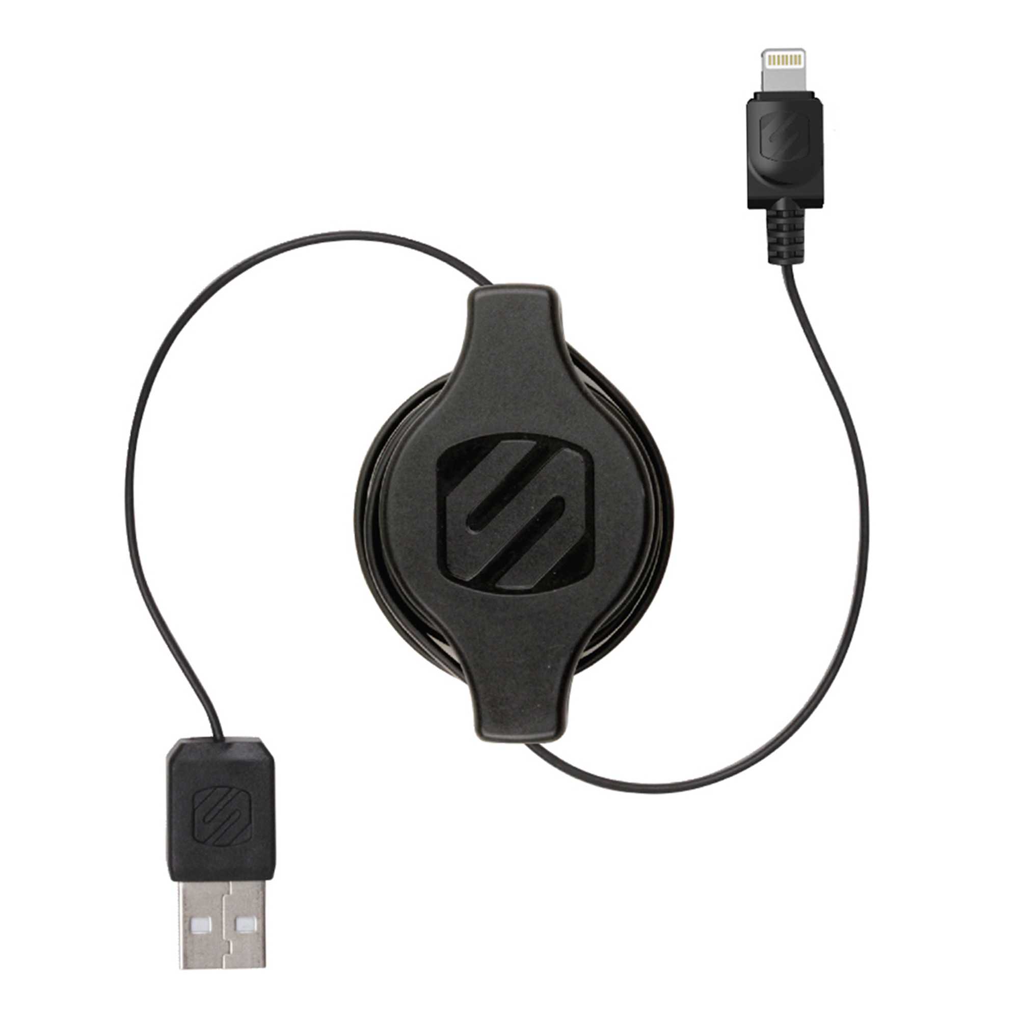 Scosche Lightning USB Cable, Retractable Lightning Cable