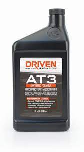 Driven Transmission Fluid, AT3, Automatic, Synthetic, 1 qt Bottle, Each 04706