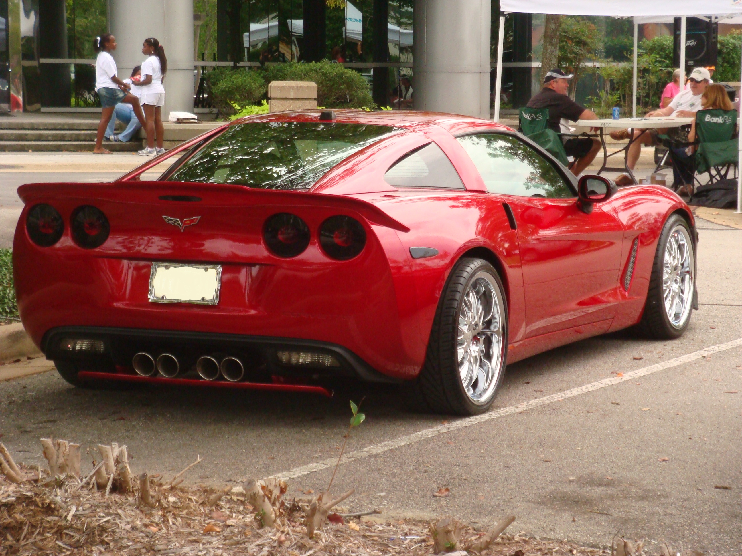 C6 Z06 ZR1 Corvette Rear Window Side Louvers