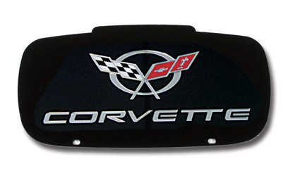 C5 Corvette Front License Plate, C5 Emblem & Script, C5 Corvette