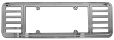 Rear License Frame - Chrome Billet, C5 Corvette