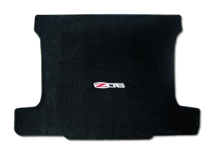 C6 Corvette Z06/C6 Corvette Ebony Cargo Mat with Z06 505hp Logo