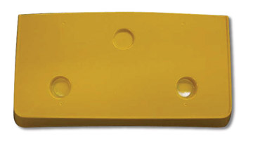 2005-2013 C6 Corvette Front License Plate Holder - Velocity Yellow