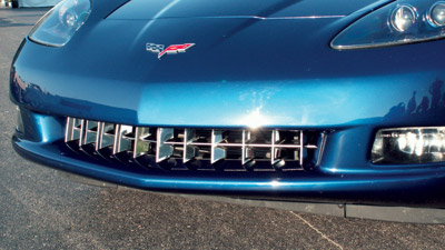 C6 Corvette Retro Style Stainless Steel Front Grill