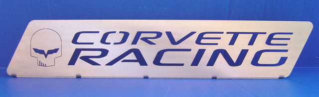 "JAKE" Corvette Racing Mounted Table / Desktop Emblem