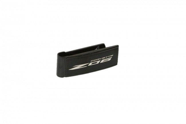 C8 Corvette  C8 Z06 Money Clip, Black