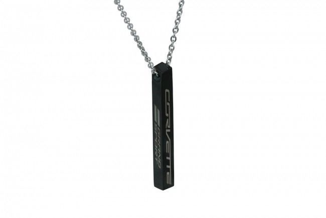 C7 Corvette Grand Sport Bar Necklace Black